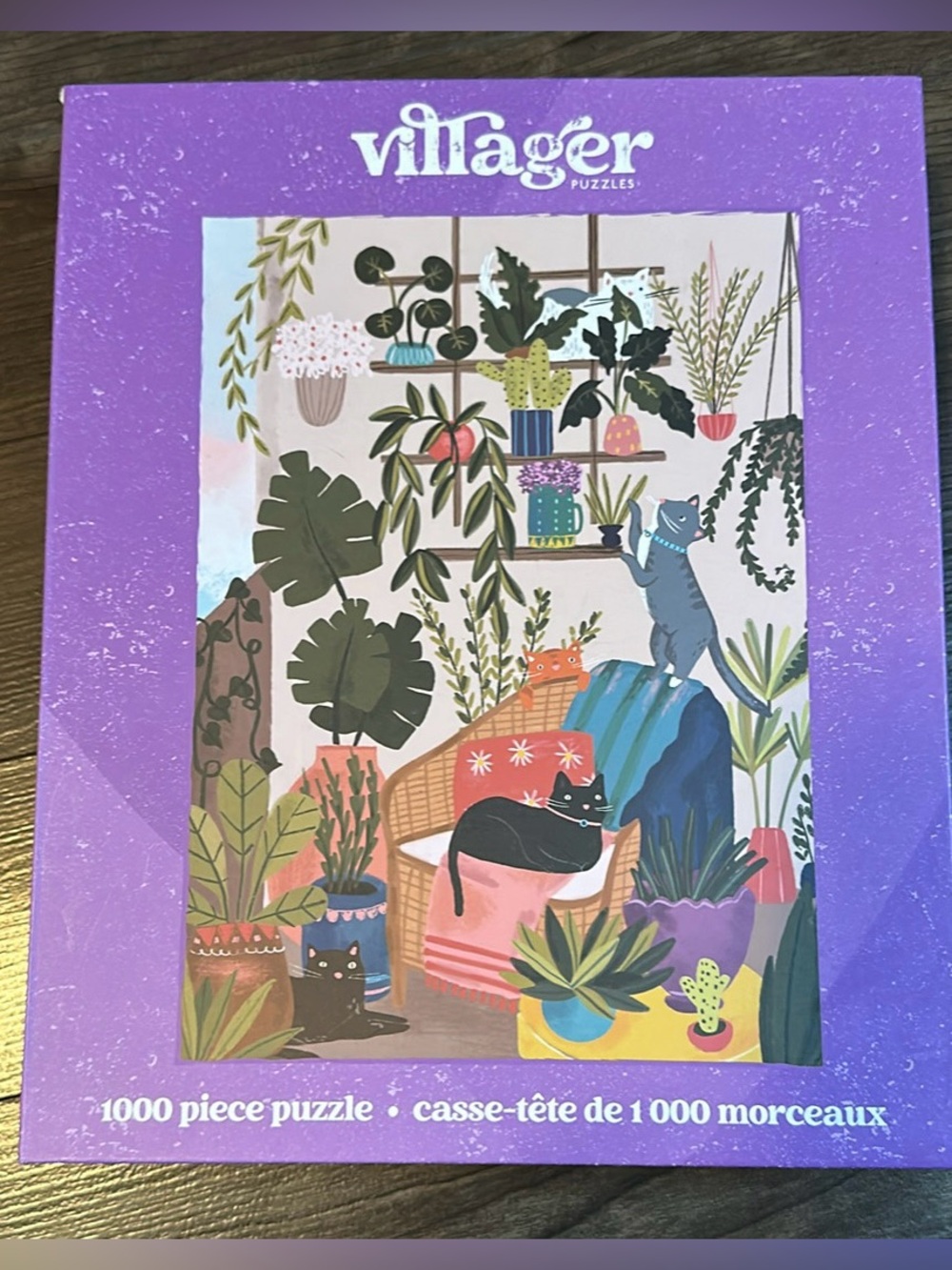 *Like new* Villager 1000pc Balcony Cats